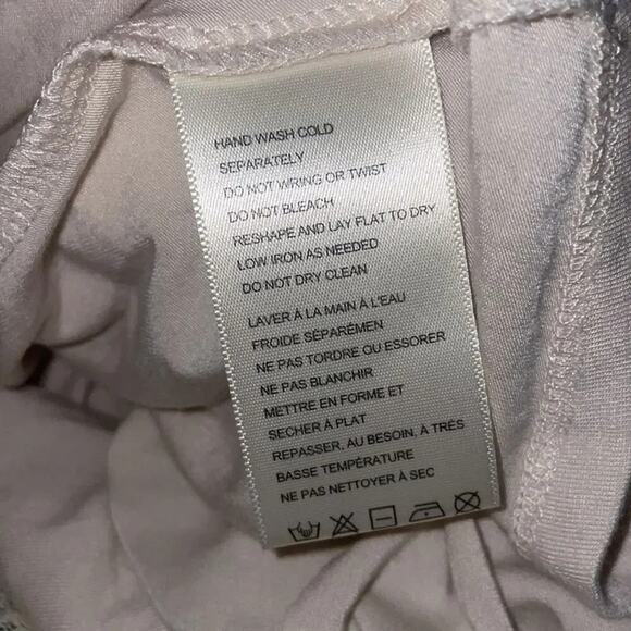 Free People Women’s Sz XS Long Sleeve Mini Dress Cream / Black - Picture 7 of 10